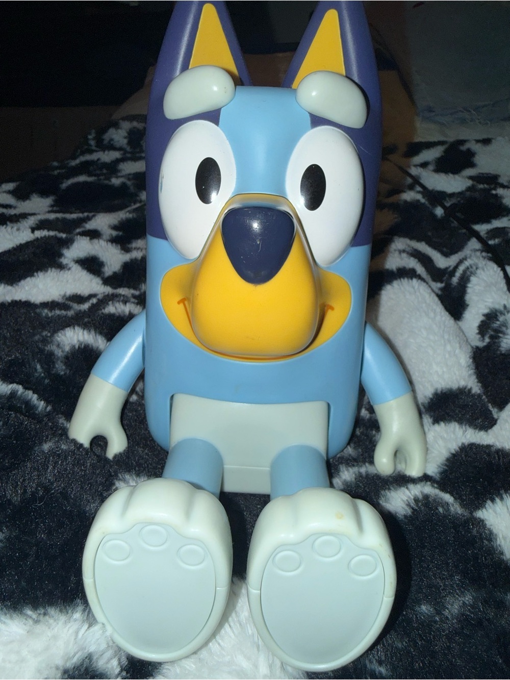 Bluey plastic movable figure